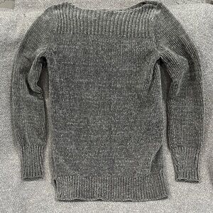 LOFT Charcoal Ribbed Women's Sweater